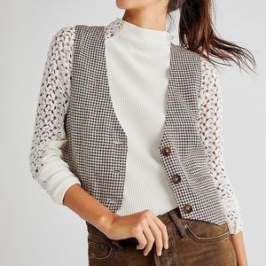 Free People Heritage Micro Vest